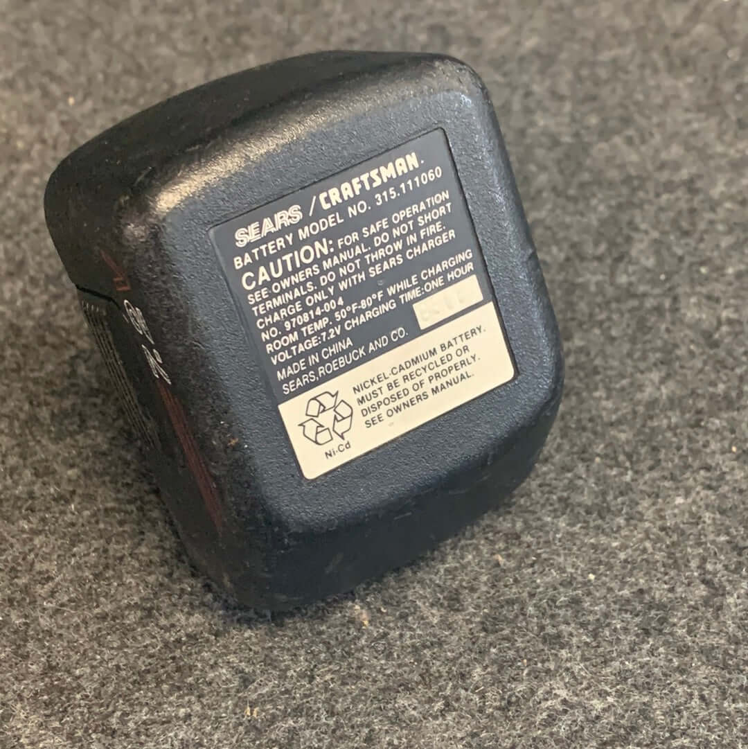 315.111060 Craftsman® 7.2V Battery Rebuild Service