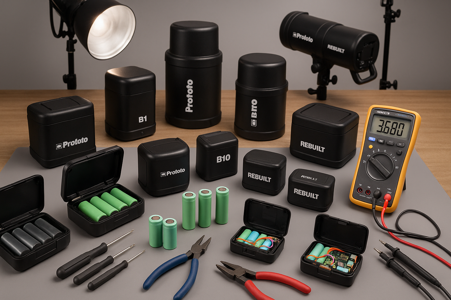 Photography Battery Rebuilding Services